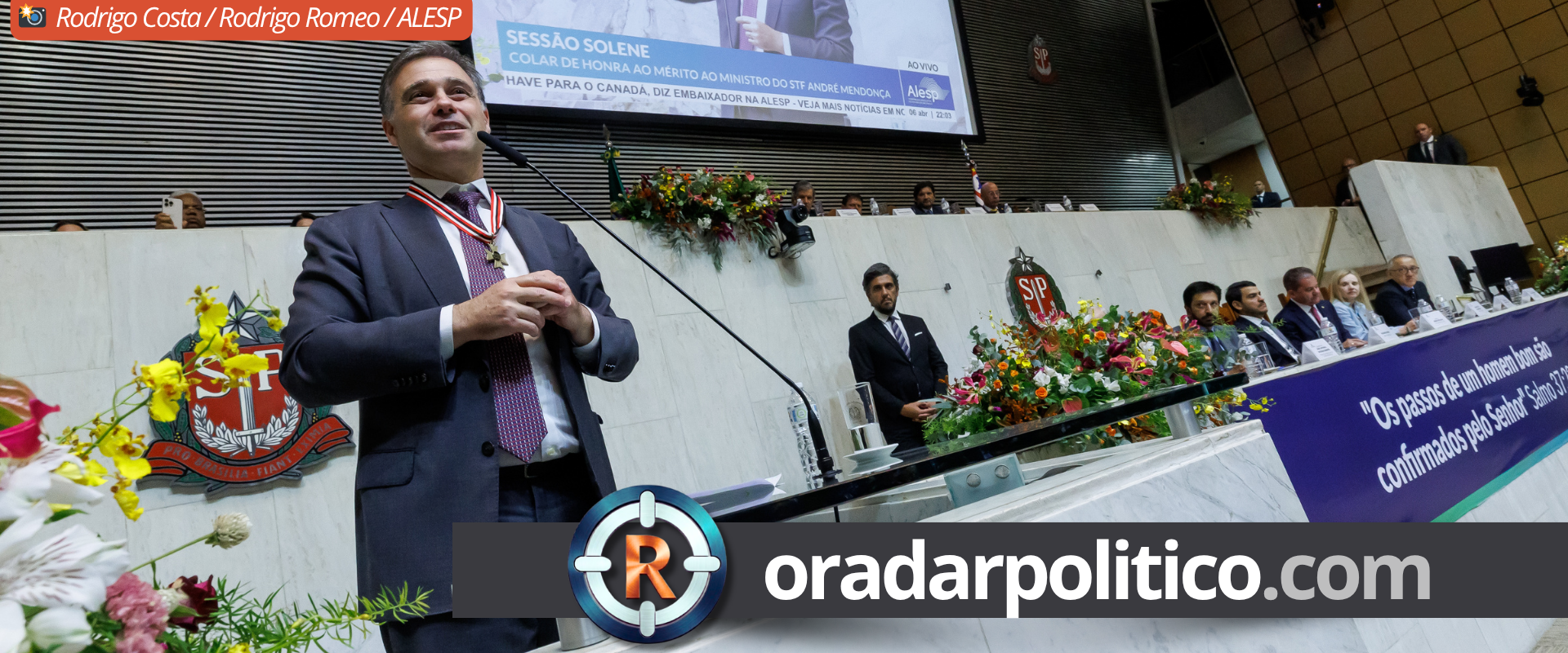 Mendonça ganha medalha e Messias ganha vaia em noite de homenagem na ALESP