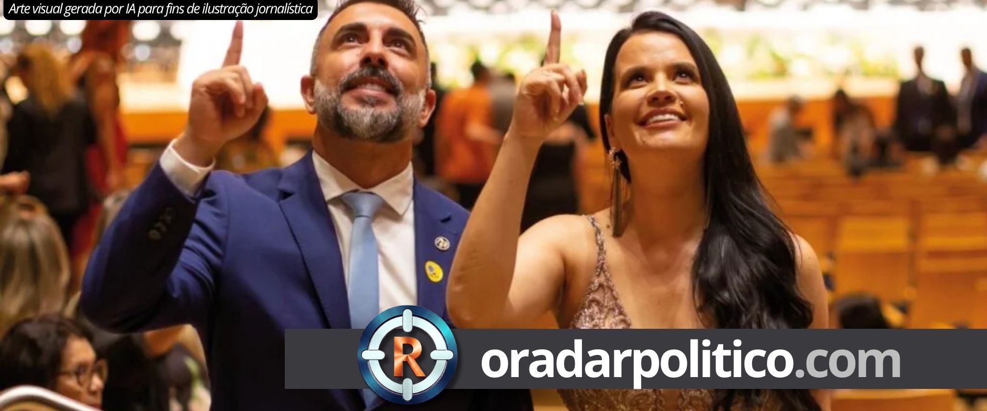 Casal do PL: Senna indica medalha na Câmara para a namorada e deputada Leticia Aguiar