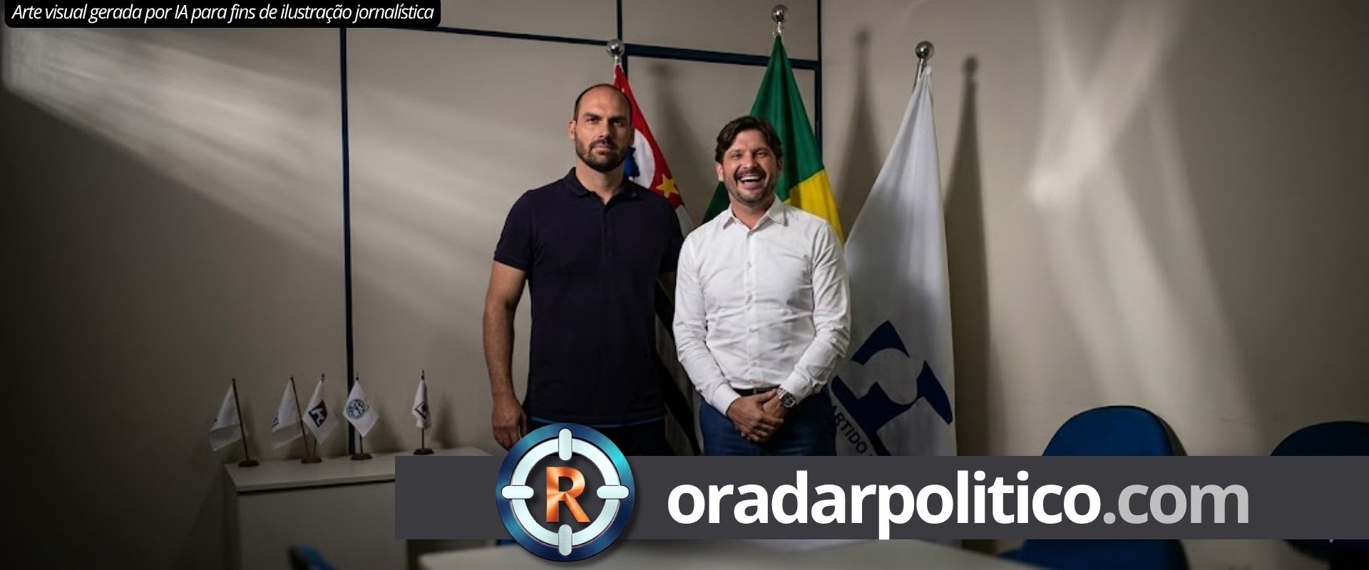 Eduardo Bolsonaro vira suplente de quem ele mesmo escolheu ao Senado