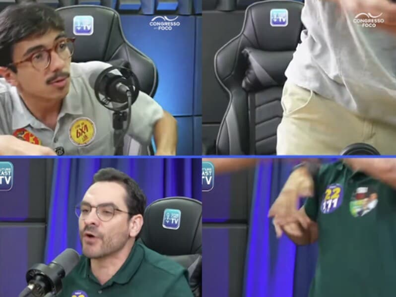 Leonardo Grandini reage com tapa após fala de Thomaz Henrique