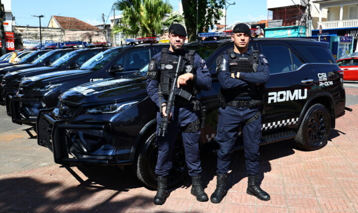 ROMU recebe seis SUVs e Patrulha Rural ganha três picapes em São José