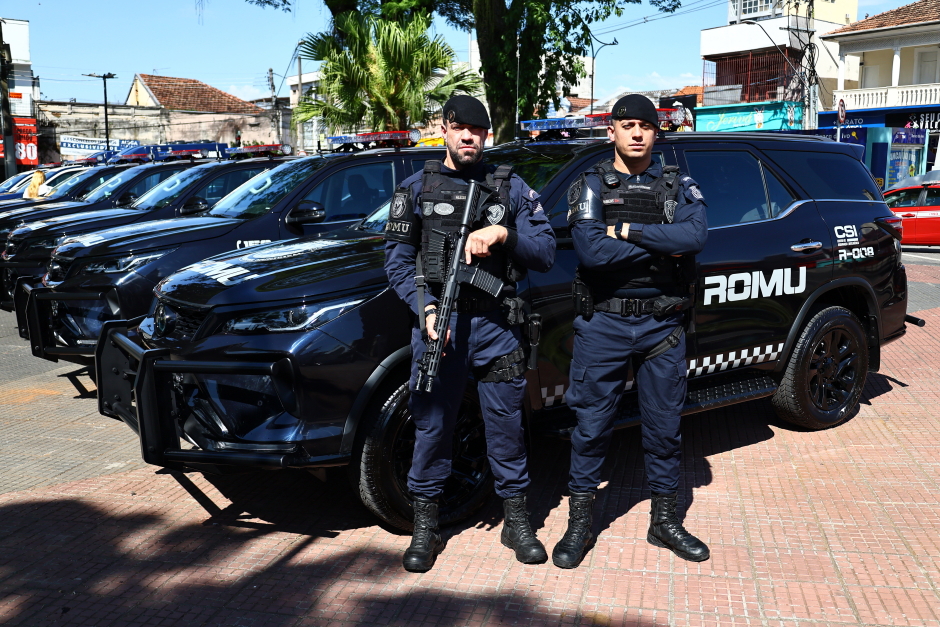 ROMU recebe seis SUVs e Patrulha Rural ganha três picapes em São José